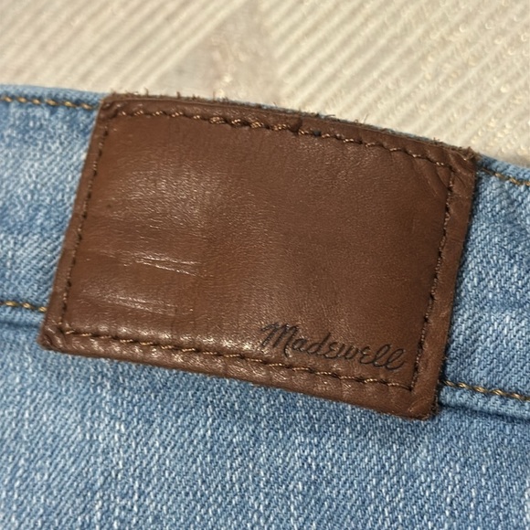 Madewell Light Blue Denim Classic Straight Jeans Size 25 - Picture 10 of 10